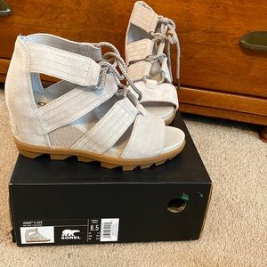 Sorel Joanie II lace wedge sandals